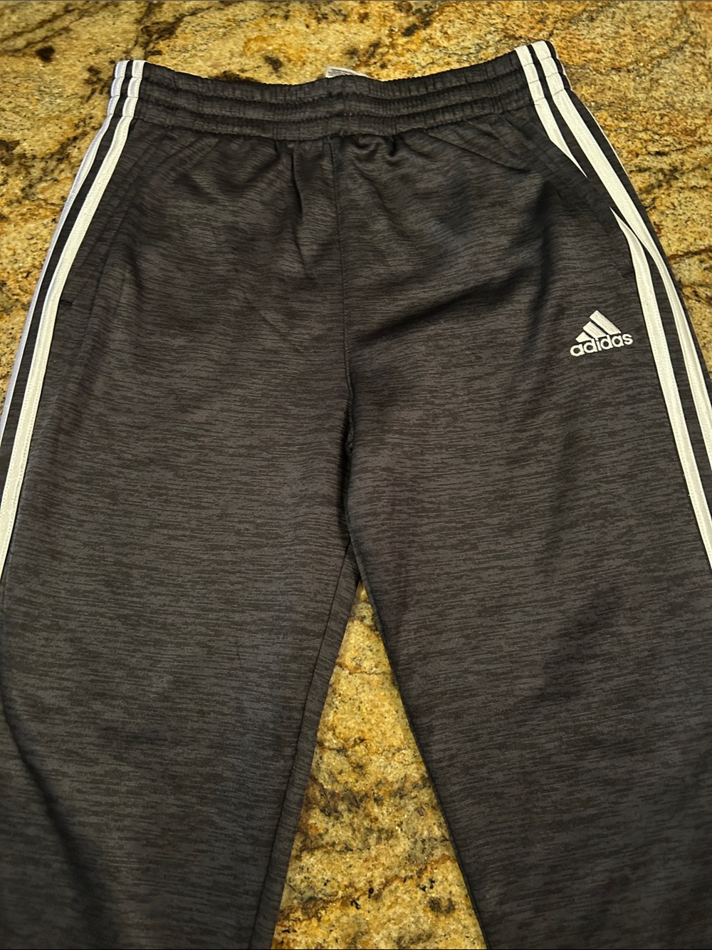 adidas Youth Joggers with White Stripes